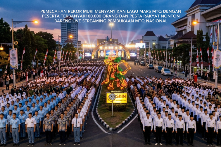 Pemecahan Rekor MURI "Gema Mars MTQ"